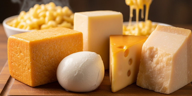 O melhor tipo de queijo para fazer um legítimo macarrão com queijo de chef de cozinha