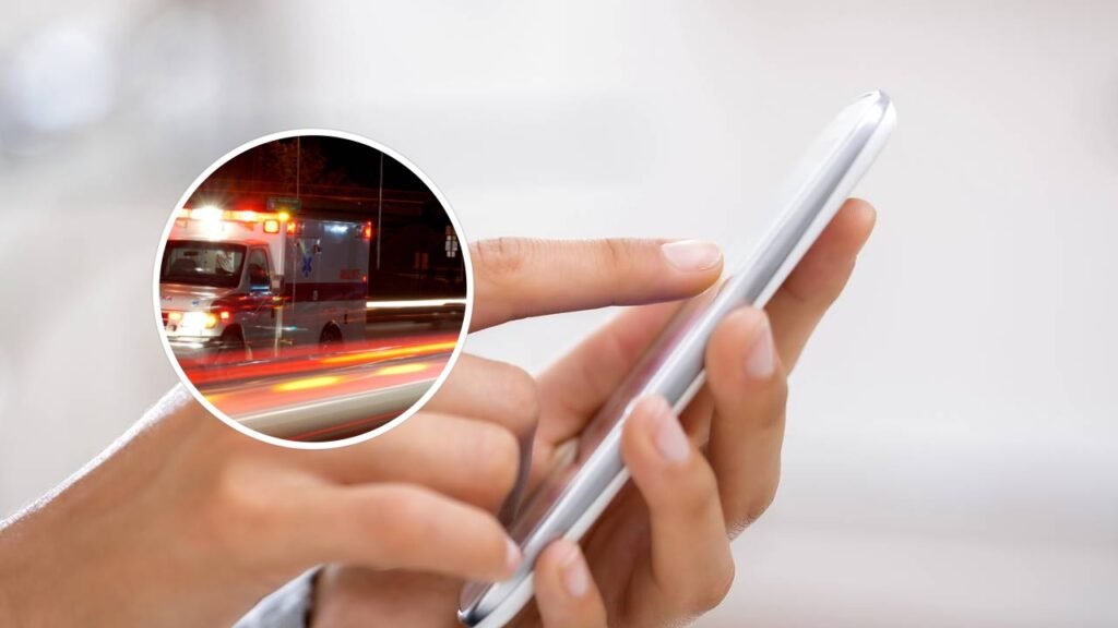 O botão do celular que você tem que apertar cinco vezes seguidas em caso de emergência