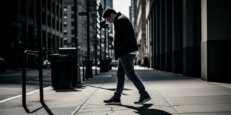 O que significa andar sem olhar para cima, segundo a psicologia