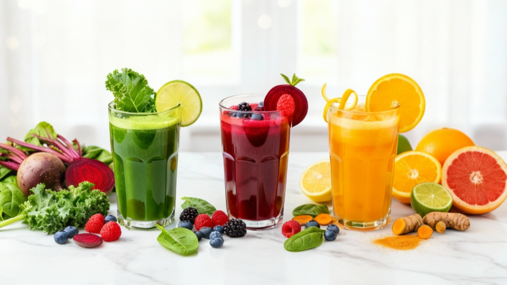 Aprenda a fazer sucos detox que limpam o corpo naturalmente