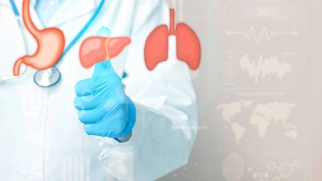 O primeiro transplante de fígado de porco para humano mantém o paciente vivo por meses