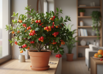 Aprenda a ter aceroleira em casa e colher frutas cheias de vitamina C