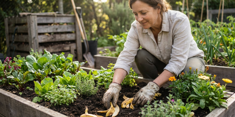 Quem possui jardim em casa nunca mais jogará cascas de banana no lixo
