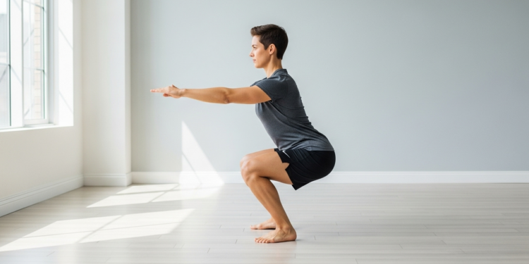 O que acontece quando você se senta em posição de agachamento por 5 minutos todos os dias