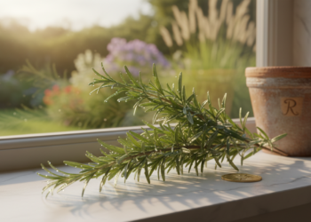 Onde colocar um raminho de alecrim em casa para atrair dinheiro, segundo o Feng Shui
