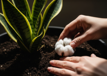 Poucos sabem qual o sentido de enterrar algodão no vaso da língua da sogra
