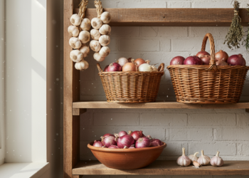 Como guardar alho e cebola corretamente para evitar que estraguem