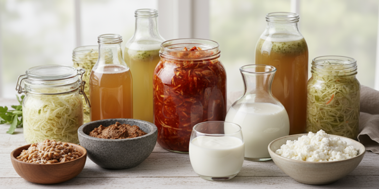 Sete alimentos ricos em probióticos que superam o iogurte