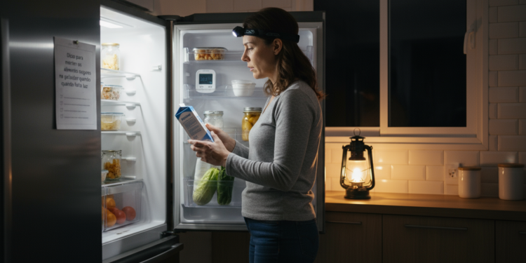 Dicas para manter os alimentos seguros na geladeira quando falta luz