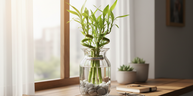 Passo a passo para plantar bambu-da-sorte em água sem erros