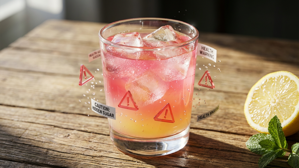 As bebidas comuns que escondem grandes níveis de açúcar