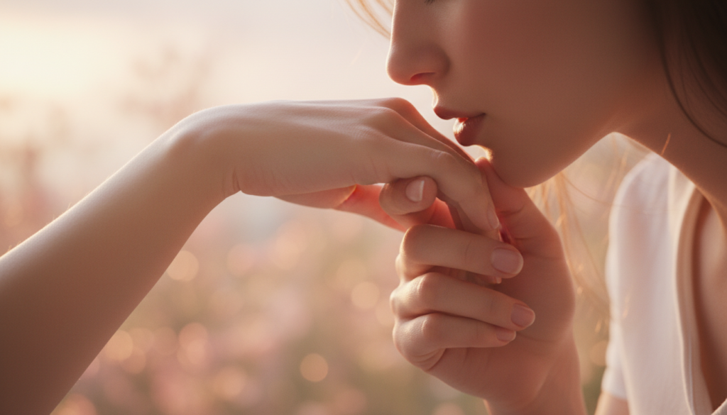 O que significa beijar alguém na mão, segundo a psicologia