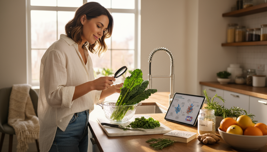 Quais são os benefícios da couve e como ela ajuda a gerar colágeno