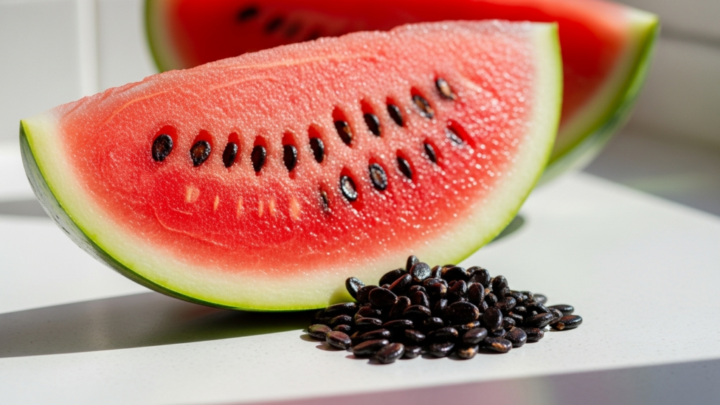 Poucos sabem por que você deve comer algumas sementes pretas de melancia