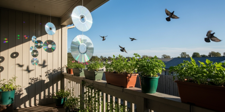 Poucos sabem qual é a finalidade de pendurar CDs na varanda (não é decoração)