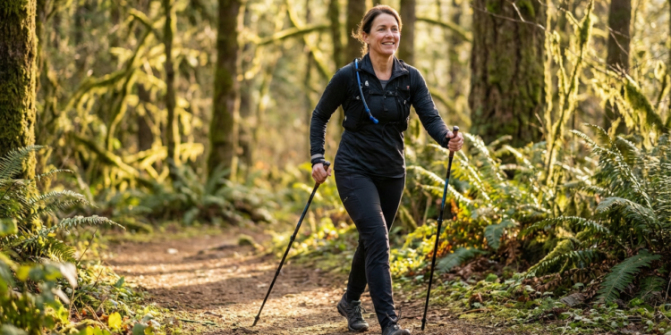 Por que a caminhada nórdica vem ganhando espaço e quais os benefícios para sua saúde