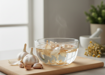 Para que serve deixar cascas de alho na água e por que você deveria fazer isso