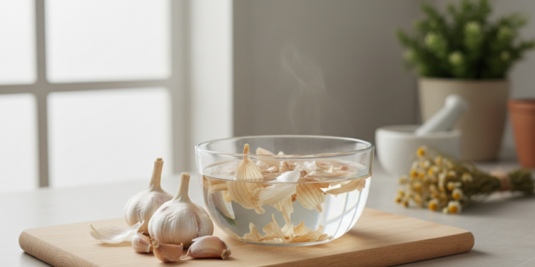 Para que serve deixar cascas de alho na água e por que você deveria fazer isso