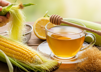 Não jogue seda de milho no lixo quando você pode fazer chá com ela