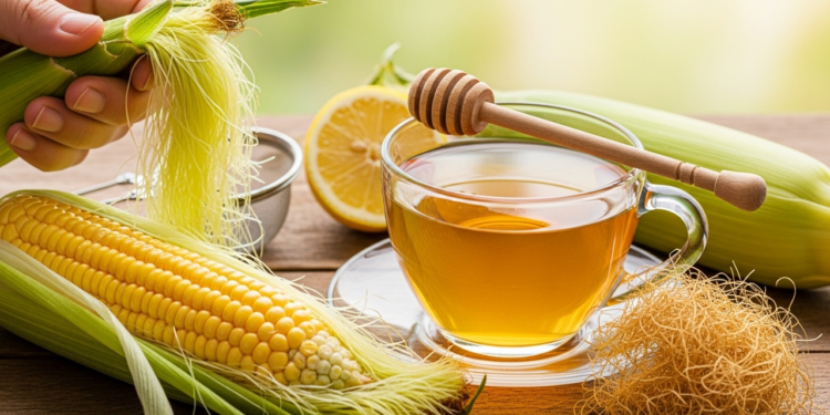 Não jogue seda de milho no lixo quando você pode fazer chá com ela