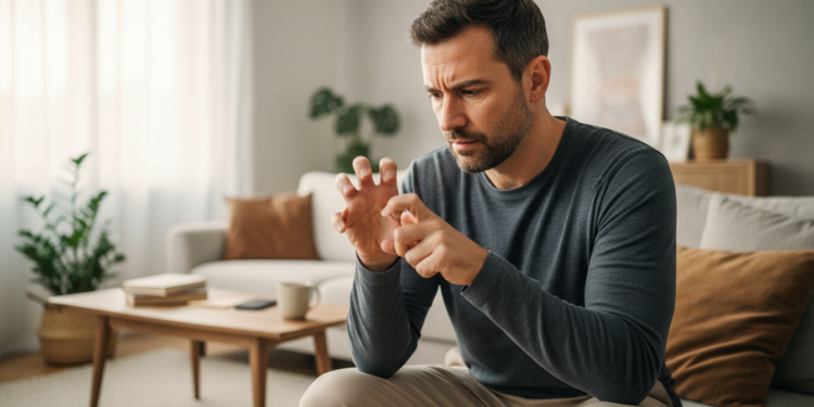 O que significa sentir coceira apenas na mão esquerda