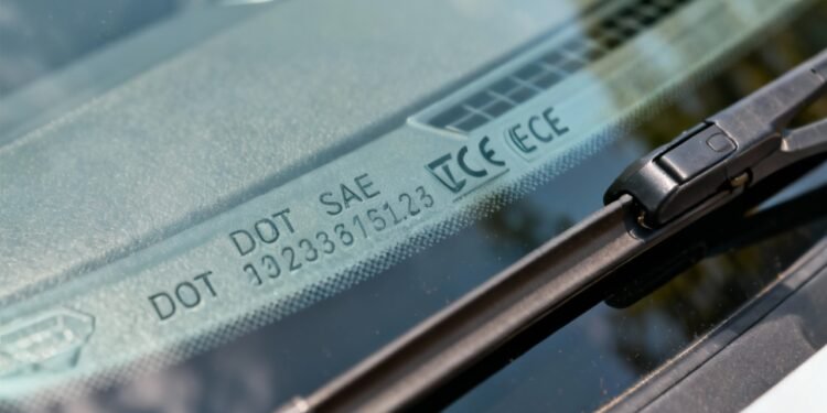 Poucos sabem o que significam as letras e números gravados no para-brisa do carro