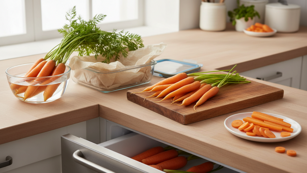 Como evitar que as cenouras fiquem murchas e cheias de manchas