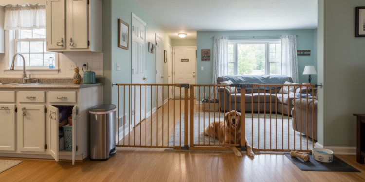 Quais cômodos preciso deixar fechado ao deixar um cão sozinho em casa