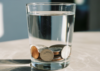Por que você deve deixar um copo de água com moedas em novembro, segundo o Feng Shui