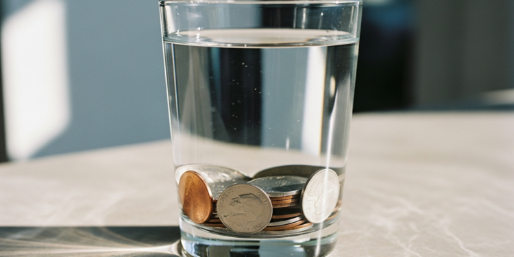 Por que você deve deixar um copo de água com moedas em novembro, segundo o Feng Shui