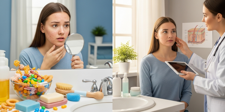 Mitos, causas e como cuidar da pele quando você tem acne