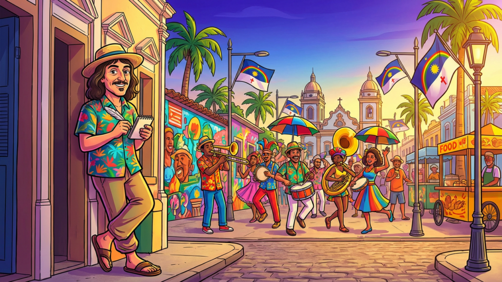 Se René Descartes fosse pernambucano: o cabra do “penso, logo existo” no meio do frevo