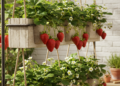 Como plantar morangos em vasos suspensos e criar uma horta em casa