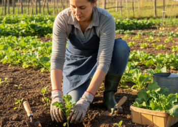 Como transformar vasos simples em hortas de couve-manteiga nutritiva