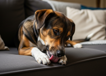 O que significa quando seu cachorro sempre lambe as patas?