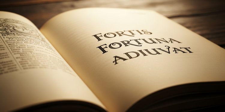 O que significa "Fortis Fortuna Adiuvat" em latim?