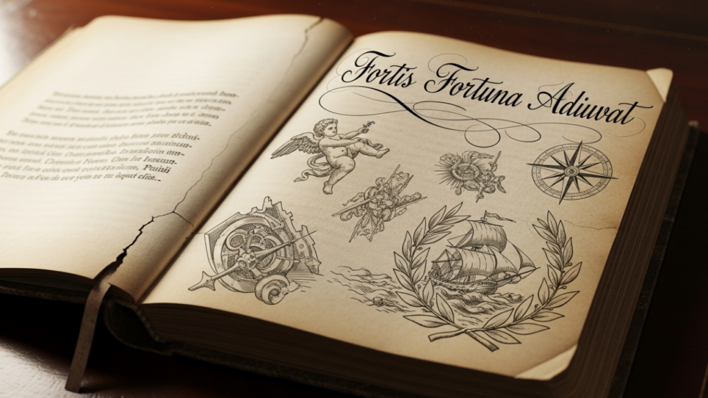 O que significa "Fortis Fortuna Adiuvat" em latim?