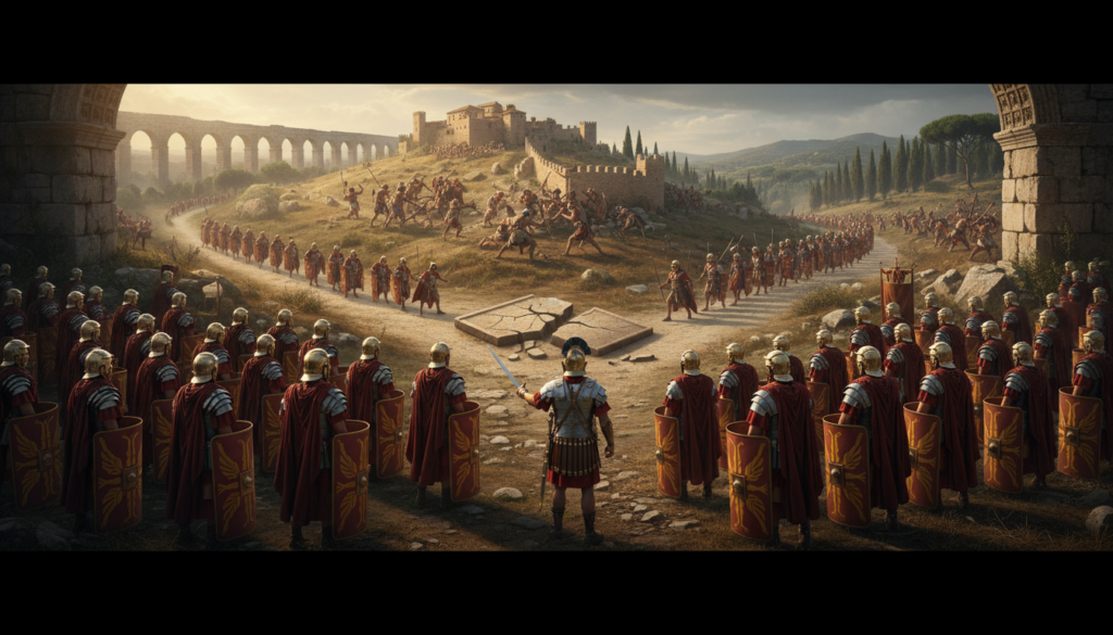 O que significa a frase que foi usada na estratégia militar do Império Romano