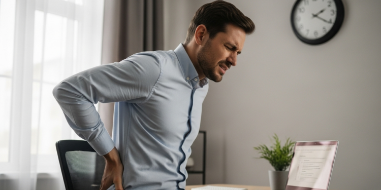 Alongar, caminhar e ajustar a postura ajudam a reduzir os riscos do sedentarismo.