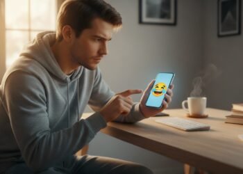 O que significa o emoji de rosto sorridente com uma lágrima e por que você o estava usando errado