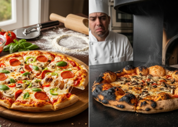 Um simples erro pode transformar sua pizza caseira em um desastre completo