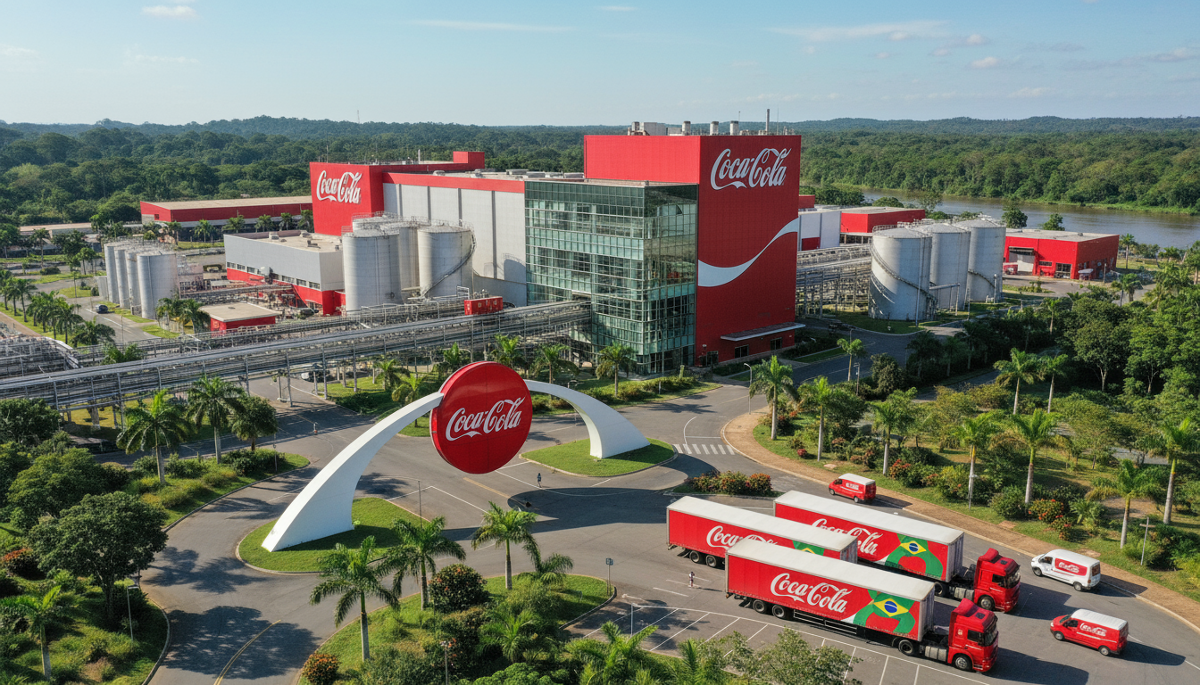 A maior fábrica da Coca-Cola do mundo fica em uma cidade do interior do ...