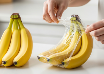 Poucos sabem para que serve passar papel filme nas bananas para armazenamento