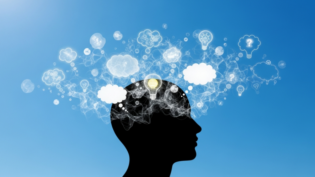 O que significa sentir a cabeça oca, mesmo cheia de pensamentos?