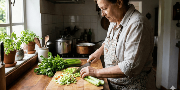 A capacidade do aipo de aliviar a barriga inchada está diretamente ligada à sua marcante propriedade diurética