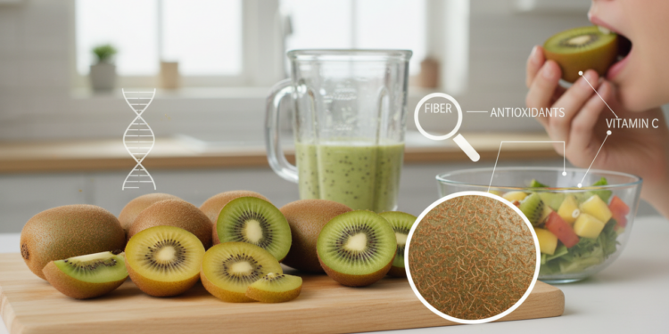 Por que você deveria incluir o kiwi no seu cardápio diário, incluindo a casca