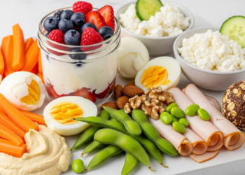 Os melhores lanches de baixa caloria ricos em proteínas para manter a alimentação saudável