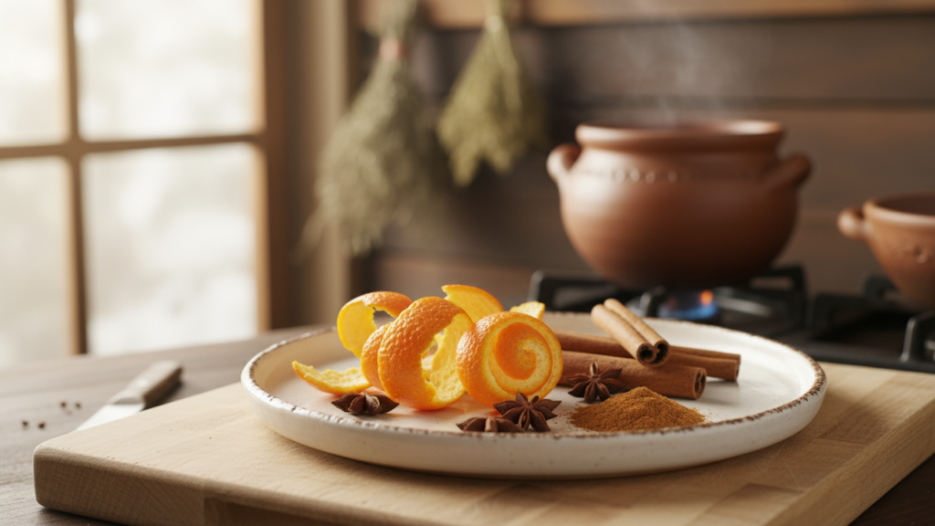 Por que recomendam misturar casca de laranja com canela e para que serve