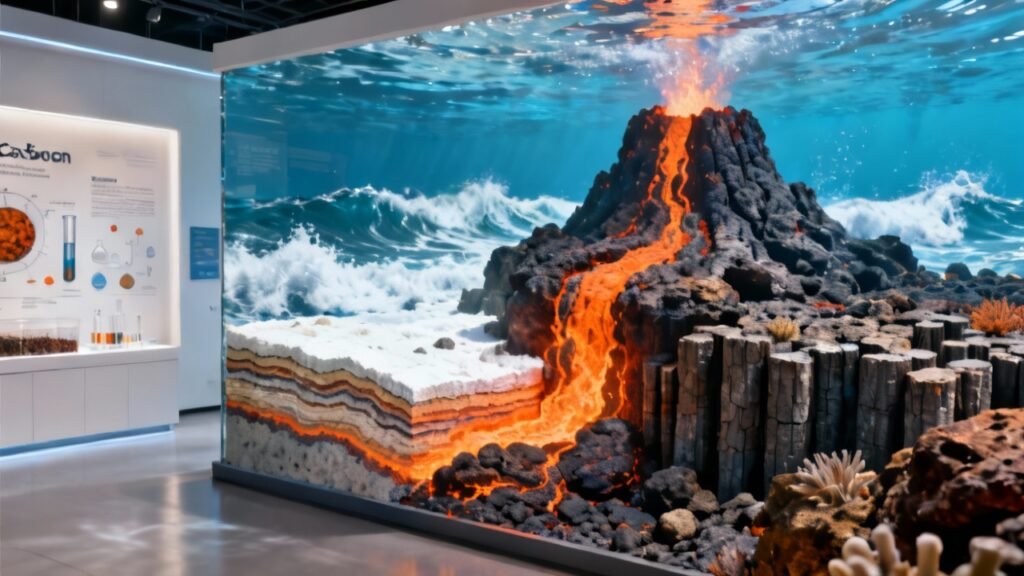 Depósitos de lava no mar podem armazenar carbono por milhões de anos, dizem cientistas