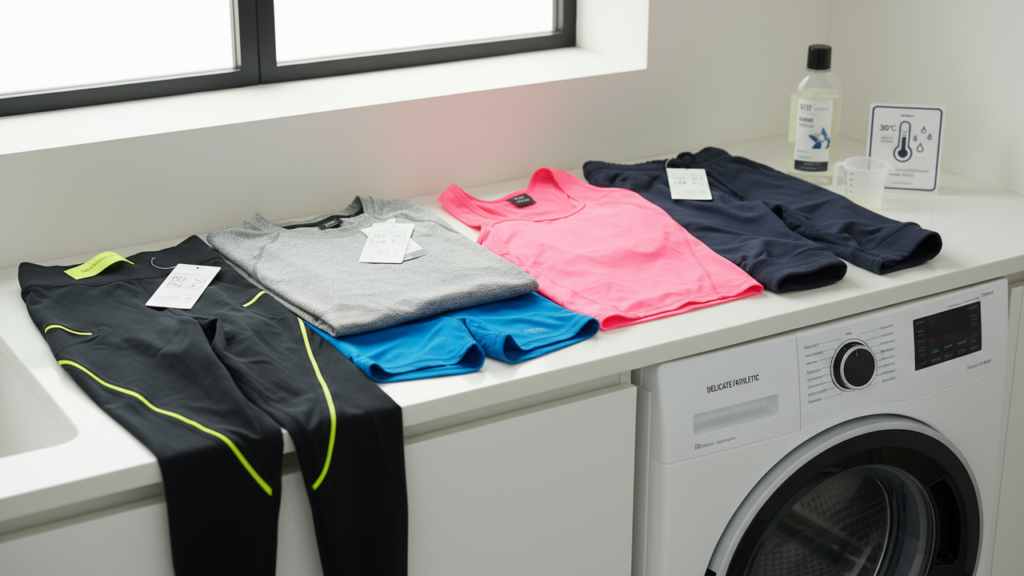 A temperatura ideal para lavar roupas esportivas sem danificá-las